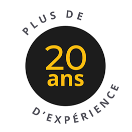 Plus de 20 ans d'expérience